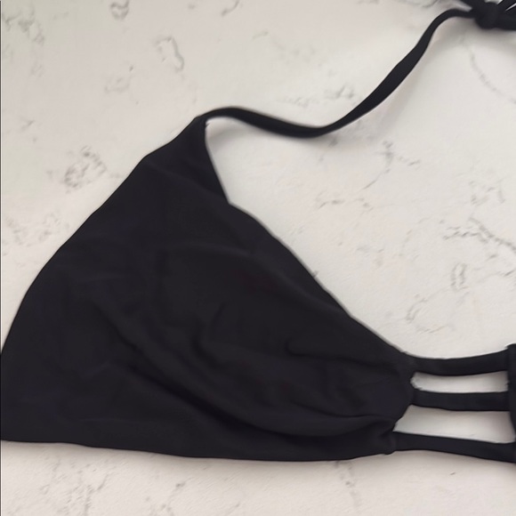 O’Neill 2pc BIKINI Black top bottom Swimwear Set M LIKE NEW - Picture 3 of 6